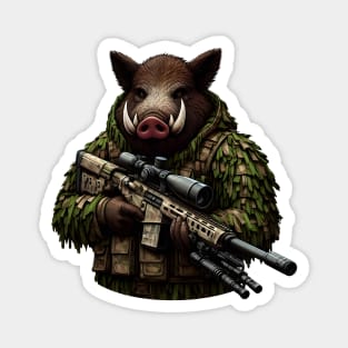 Sniper Wild Boar Magnet