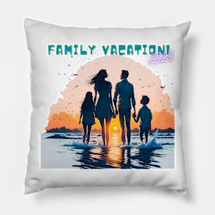 Family Vacation 2023! Pillow