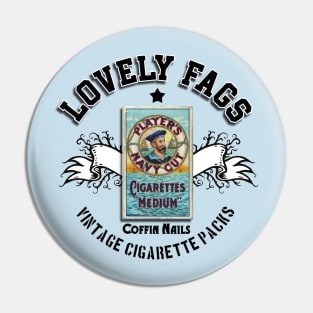 OLD CIGARETTE PACKET Pin