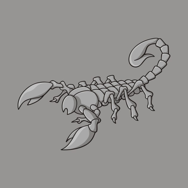 Scorpion Grayscale by sifis