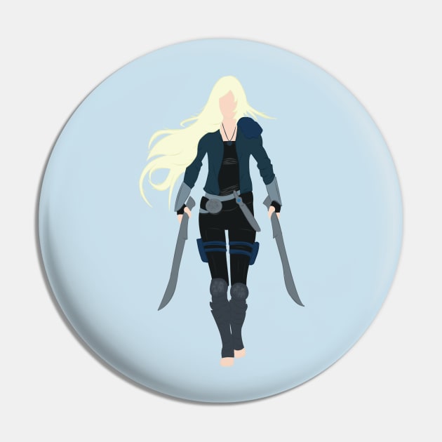 Throne of Glass | Celaena Sardothien - Minamalist Pin by lovelyowlsbooks