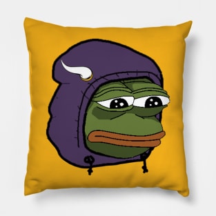 Minnesota Vikings Ultra Rare Pepe Pillow