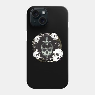 Circle of skulls Phone Case