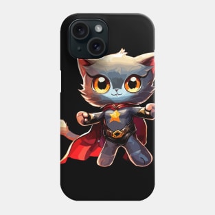 Superhero cat Phone Case