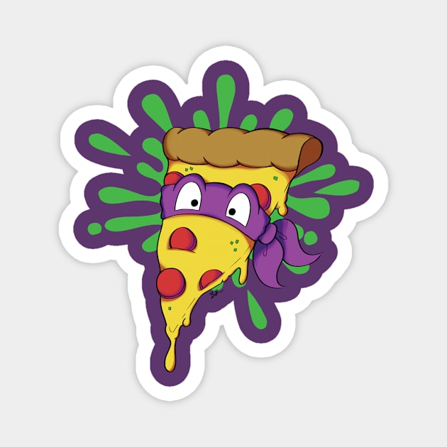 Donnie Pizza Magnet by B Shelly Customs