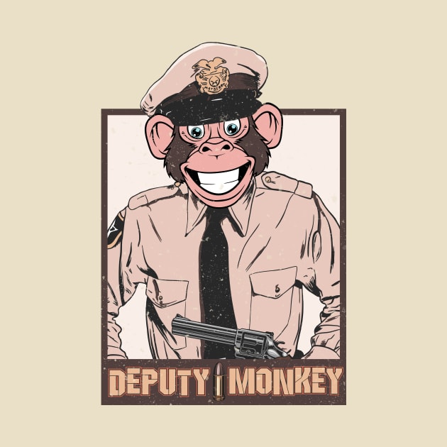 Gun Monkey Deputy by Wooly Bear Designs