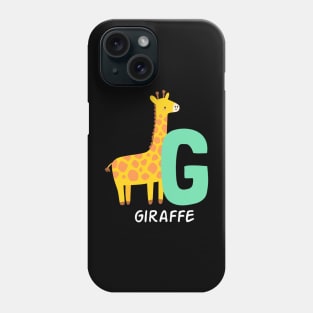 Giraffe Alphabet Funny Phone Case