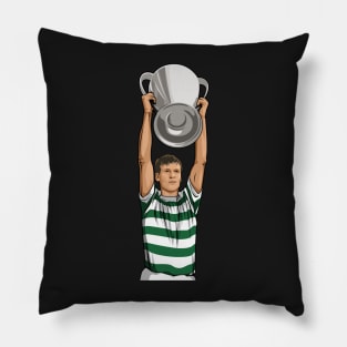 Cesar Billy McNeill Lisbon lions Glasgow Celtic FC Pillow