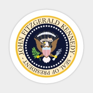 John F Kennedy Presidential Seal (non-official) E PLURIBUS UNUM Magnet