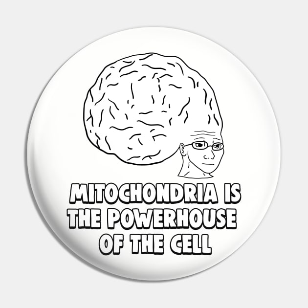 Mitochondria is the Powerhouse of the Cell Big Brain Time Meme Pin by Barnyardy