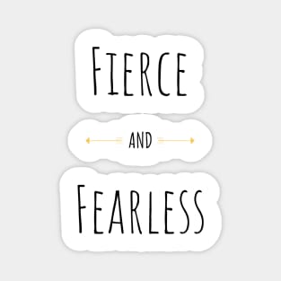 Fierce And Fearless Strong Woman Gifts Magnet