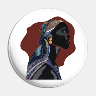 African woman art Pin
