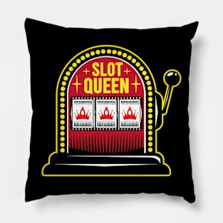 Slot Queen Slot Machine Casino Pillow