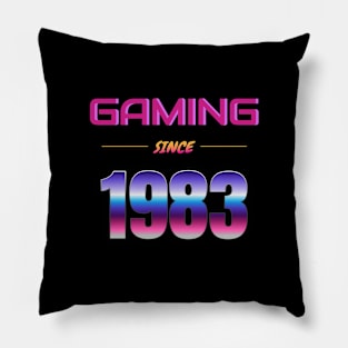 Gaming Since 1983 Pillow