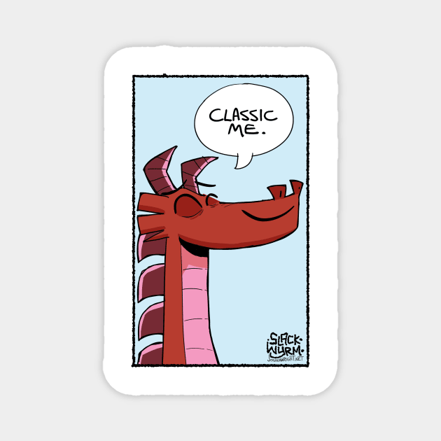 Classic Me Magnet by Slack Wyrm