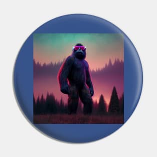 Dope Sasquatch in Nature Pin