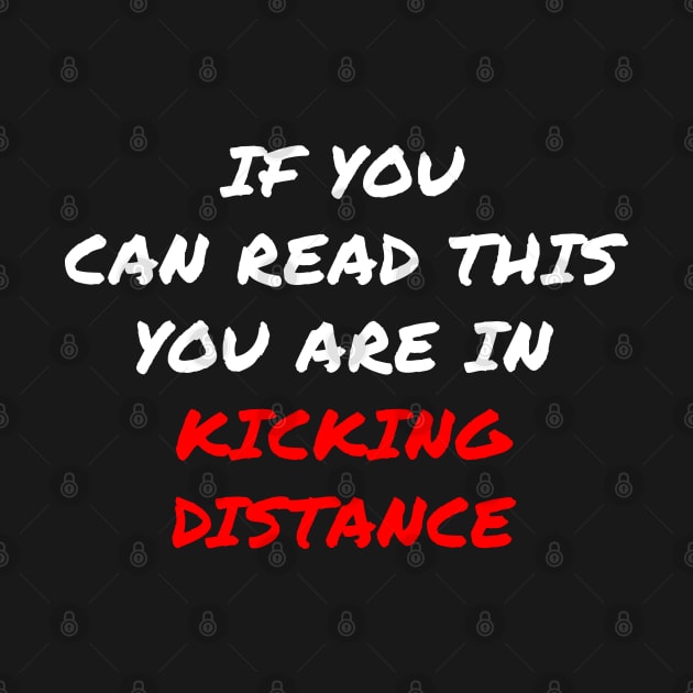 Kicking Distance Warning by SpinningKickTKD