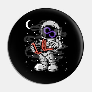 Astronaut Accordion Polygon Matic Coin To The Moon Crypto Token Cryptocurrency Blockchain Wallet Birthday Gift For Men Women Kids Pin