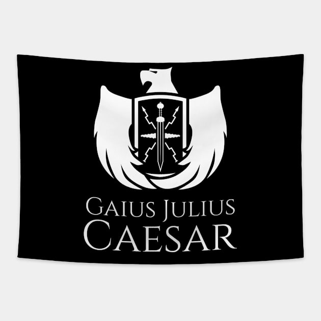Gaius Julius Caesar - Ancient Roman History - SPQR Rome Tapestry by Styr Designs