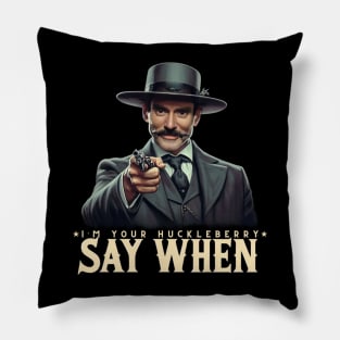 Doc Holiday Pillow