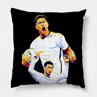 jude belingham pop art Pillow