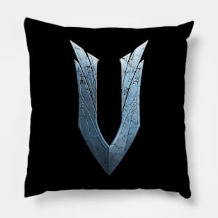 V Rising Distressed Logo Pillow