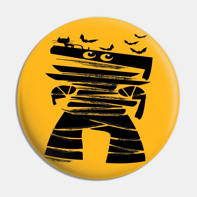 Little Halloween mummy Pin by CindyS