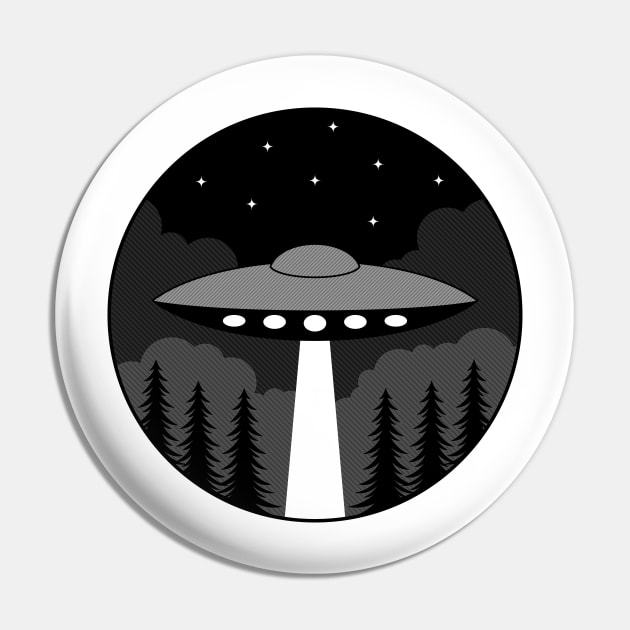 UFO Badge Pin by JenniferSmith