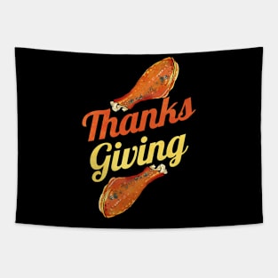 Roasted Turkey Legs Turkey Drumsticks Thanksgiving Tapestry