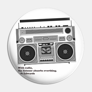 quotes radio Pin