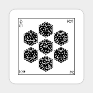 Runic D20 Magnet