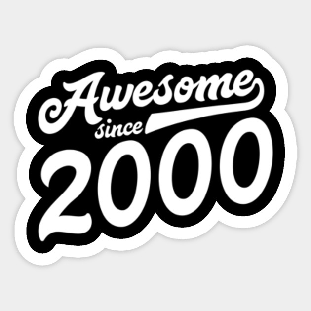 20th Birthday Gift Ideas For Son Daughter Age 20 Boys Girls 20th Birthday Gift Ideas Sticker Teepublic