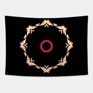 Red mandala Tapestry