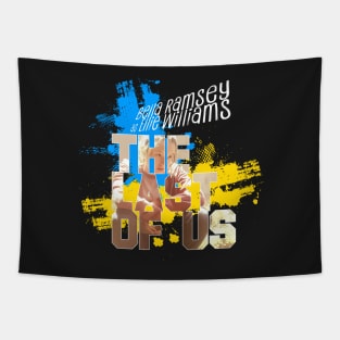 the last of us 2 tv series " TLOU " tshirt sticker etc. design by ironpalette Tapestry