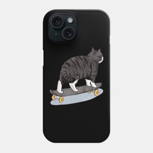 Skater cat Phone Case