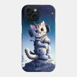 Astronaut Cat Phone Case