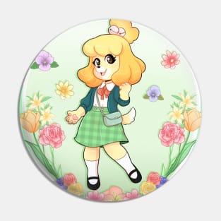 Spring puppy Pin