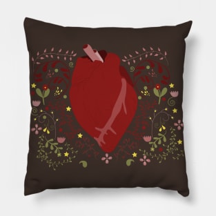 Floral Heart Pillow