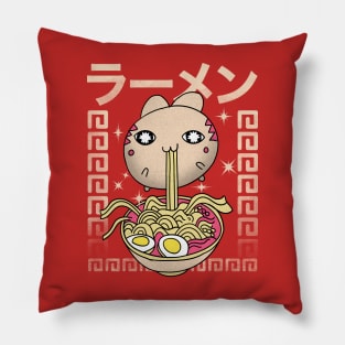 Kawaii Cat Noodle Lunch Pillow