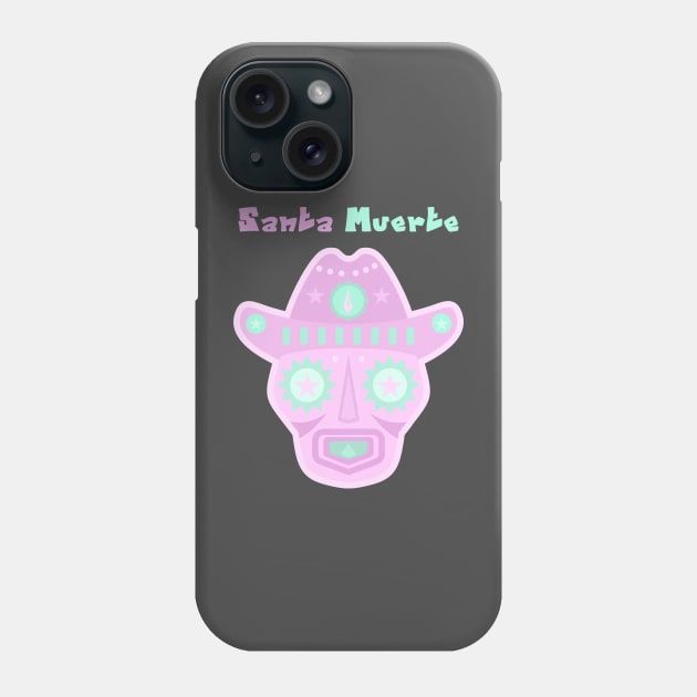 Santa Muerte / pink_green Phone Case by mr.Lenny Loves ...