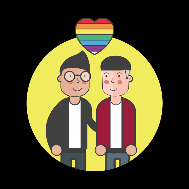 LGBT Couples Design - LGBT by Printaha