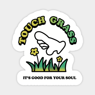 Touch Grass Magnet