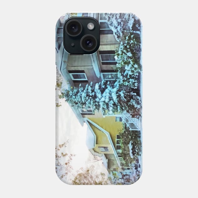 Steely Winter Sky Phone Case by SusanSavad