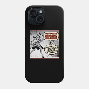 Vintage Comic Book Always Leave A Yelp Review Be Toxic Phone Case