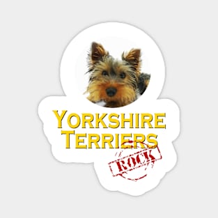 Yorkshire Terriers Rock! Magnet