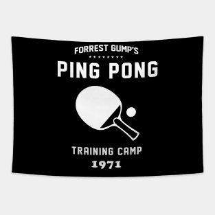 Forrest Gump Ping Pong Training Camp Tapestry