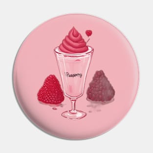 Raspberry sorbet Pin