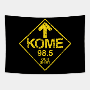 Kome 98.5 Vintage Radio Tapestry