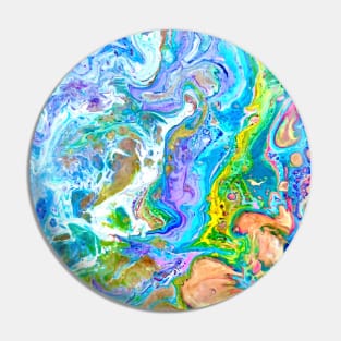 Pastel abstract acrylic pour Pin