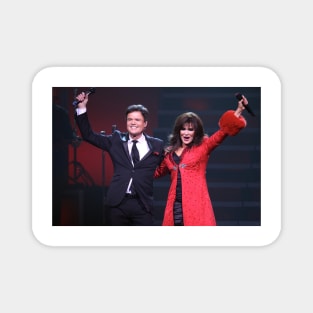 Donny and Marie Osmond Photograph Magnet